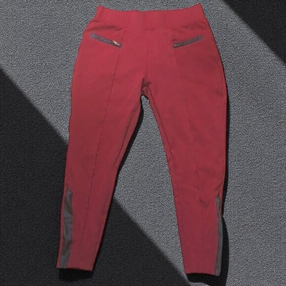 Red Guess Pants with Black Accents - Picture 1 of 4